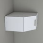 Hanah Home Armario de Pared Blanco